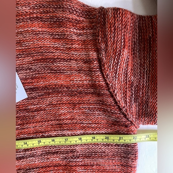 UGG Medium Sweater Avianna Striped Wool Blend Sweater crewneck Salmon Pink NWT - Picture 8 of 13